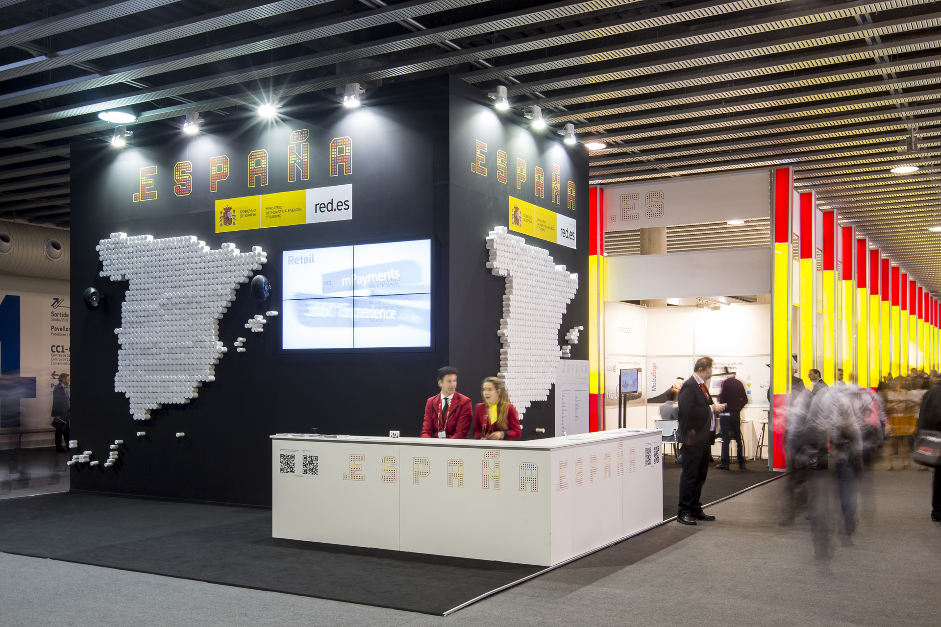 Stand Spain Govenment Pavillion MWC Barcelona 2014