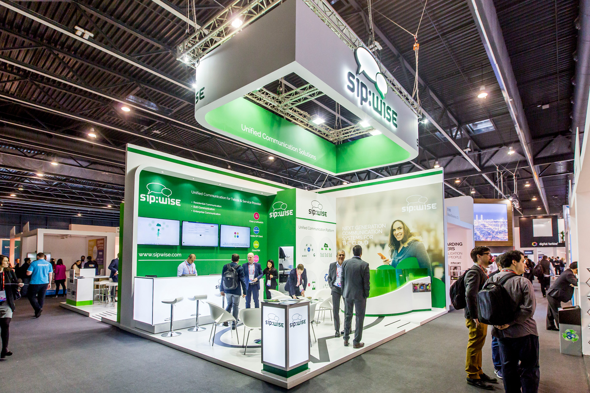 Sipwise Stand MWC Barcelona 2017