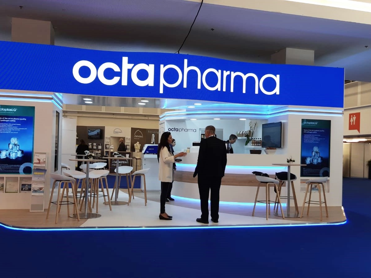 Octapharma Stand ISICEM Brussels 2019