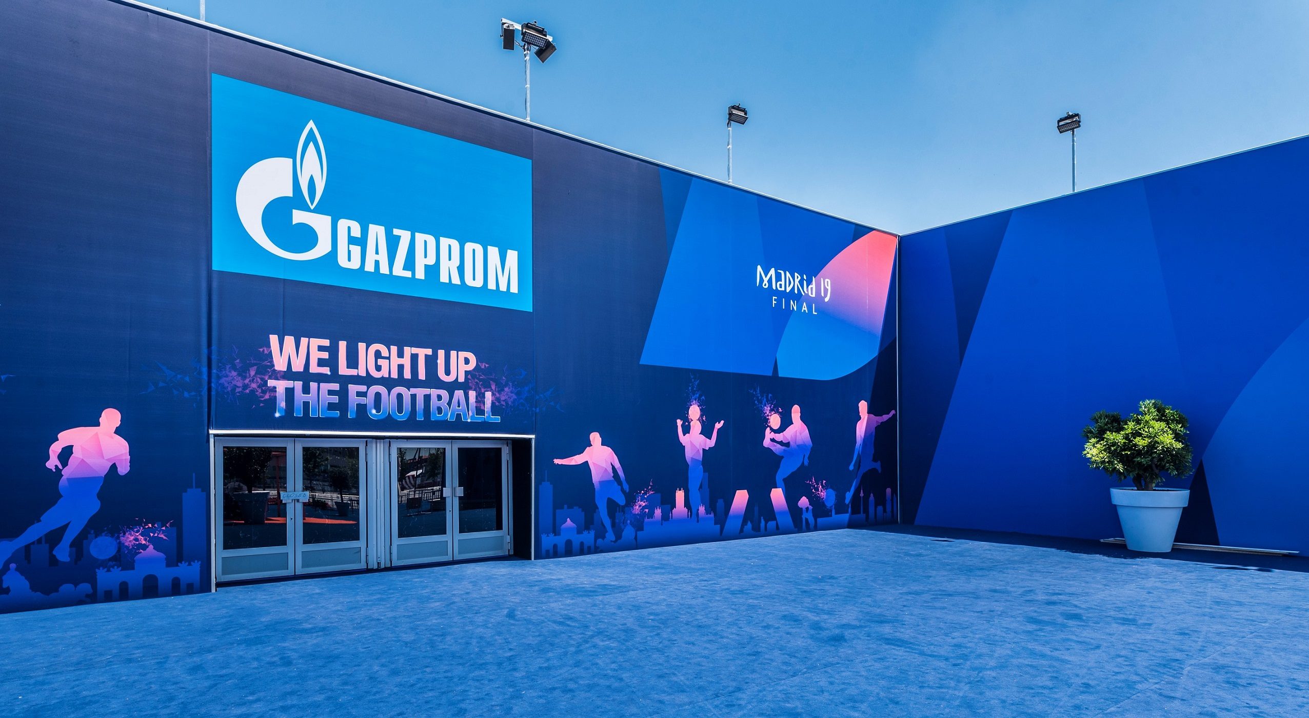 Gazprom Tent Stand Champios League Final Madrid 2019