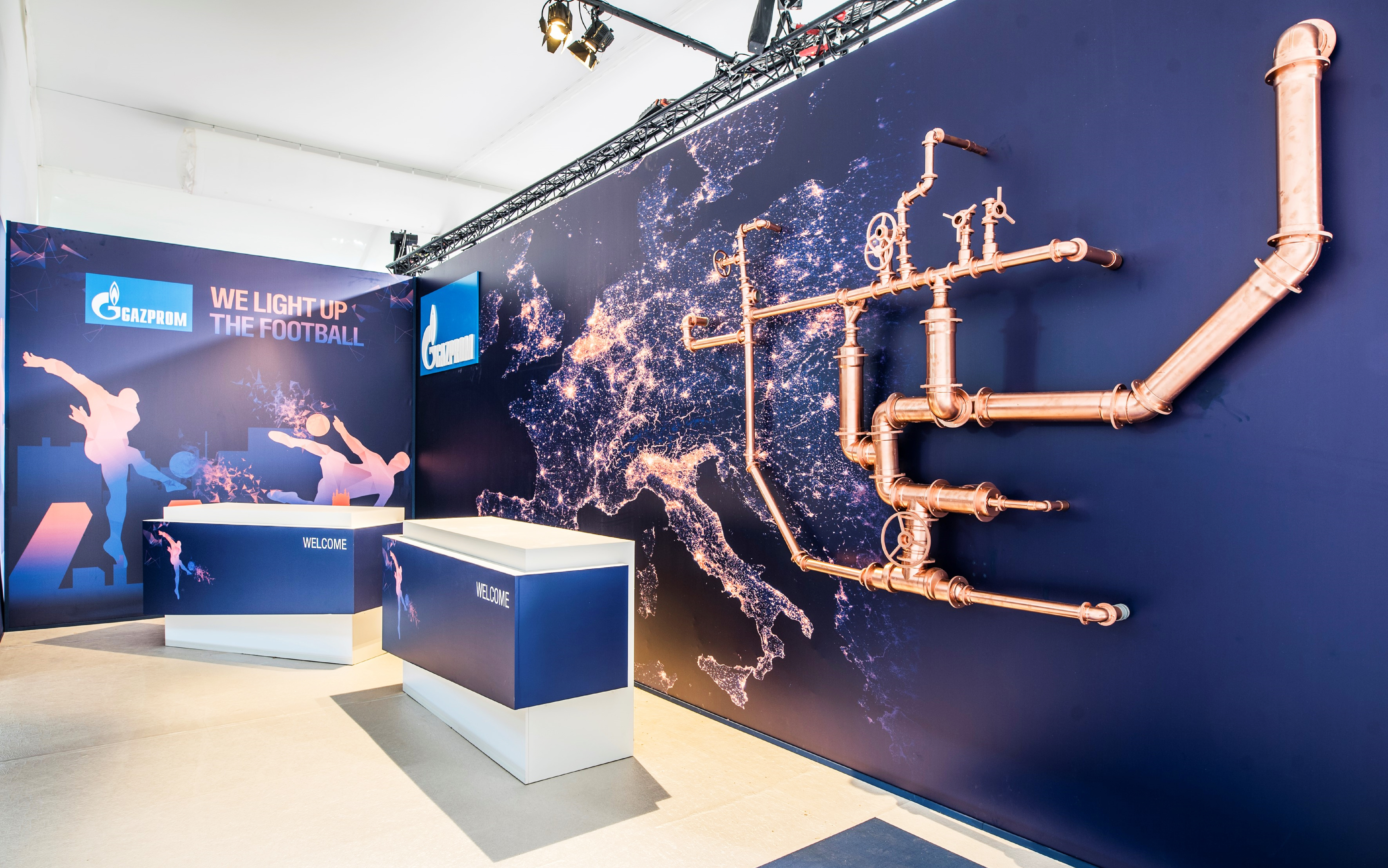 Stand Carpa GAZPROM FINAL DE LA CHAMPIONS LEAGUE MADRID 2019