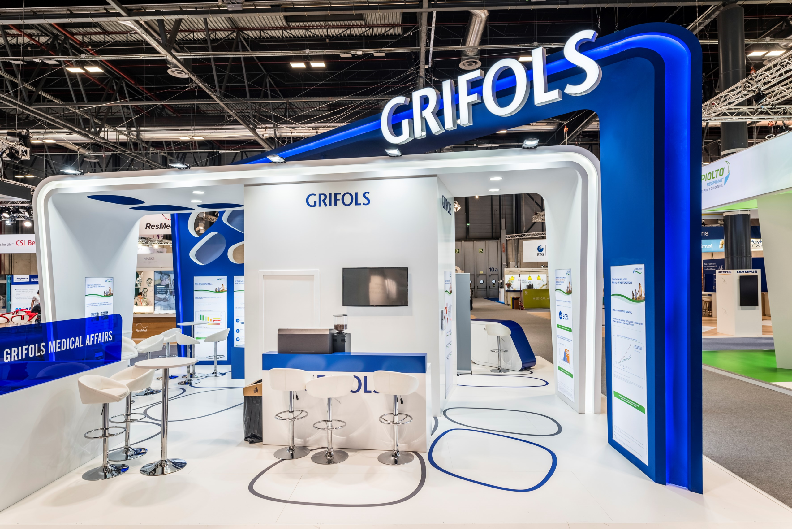 Grifols Stand ERS Madrid 2019