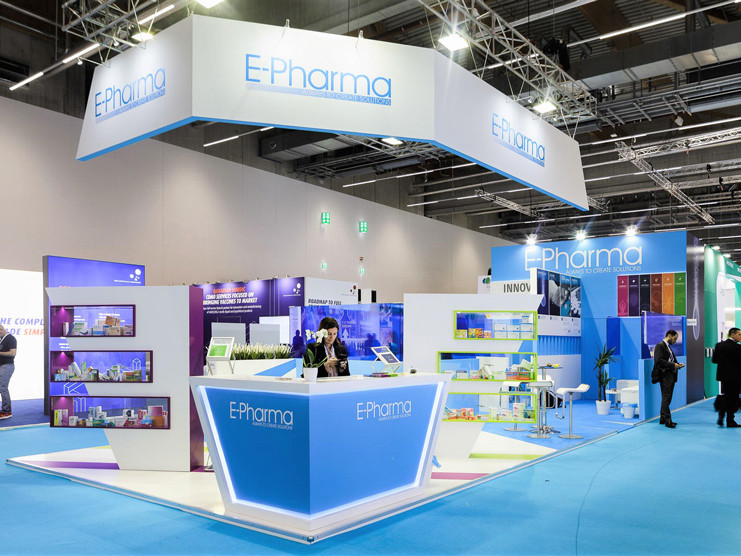 E-Pharma Stand CPHI Frankfurt 2019