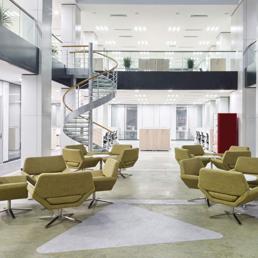 Interior corporate designs that spark joy
