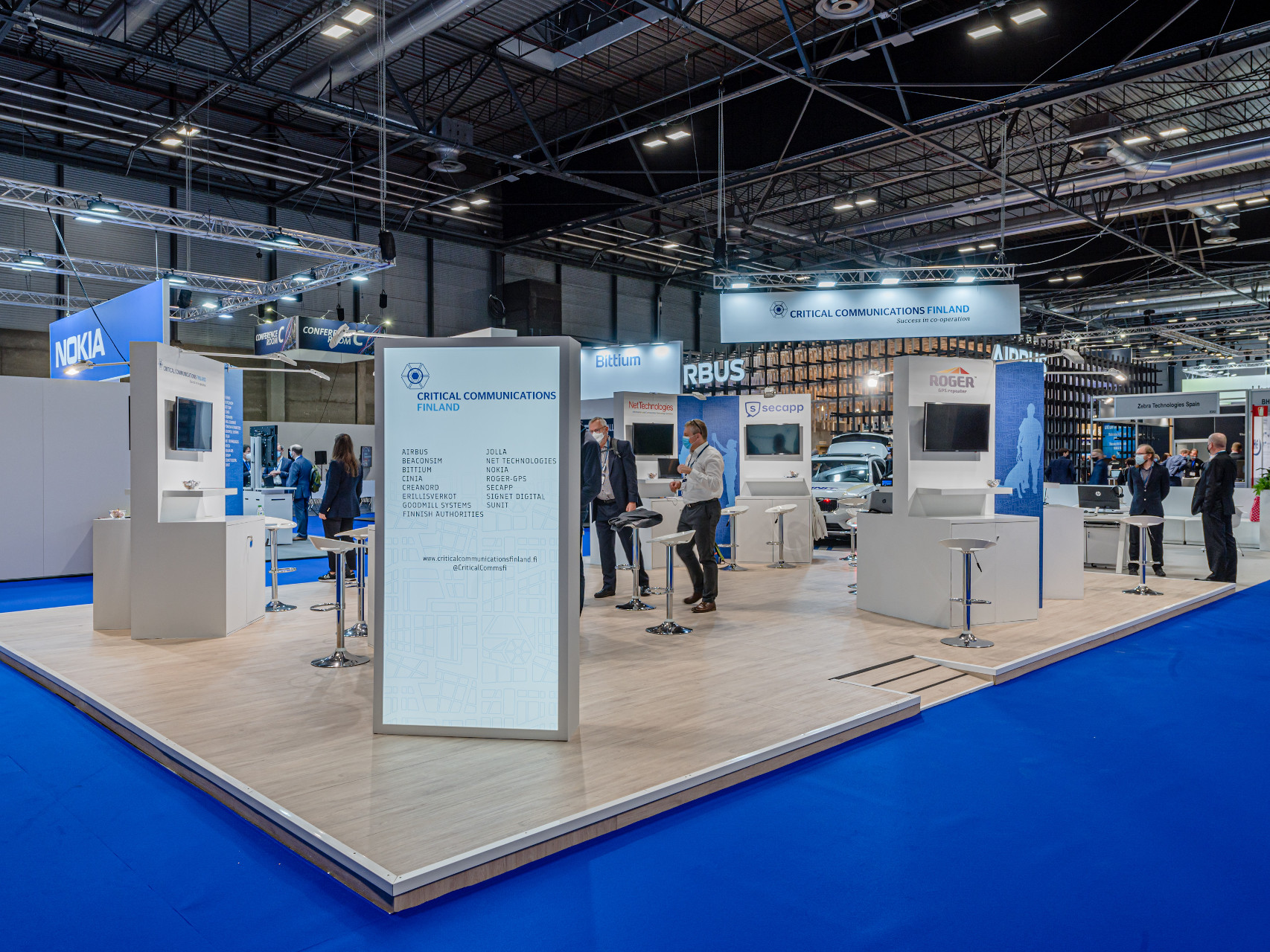 Critical Communications Finland Stand CCW Madrid 2021