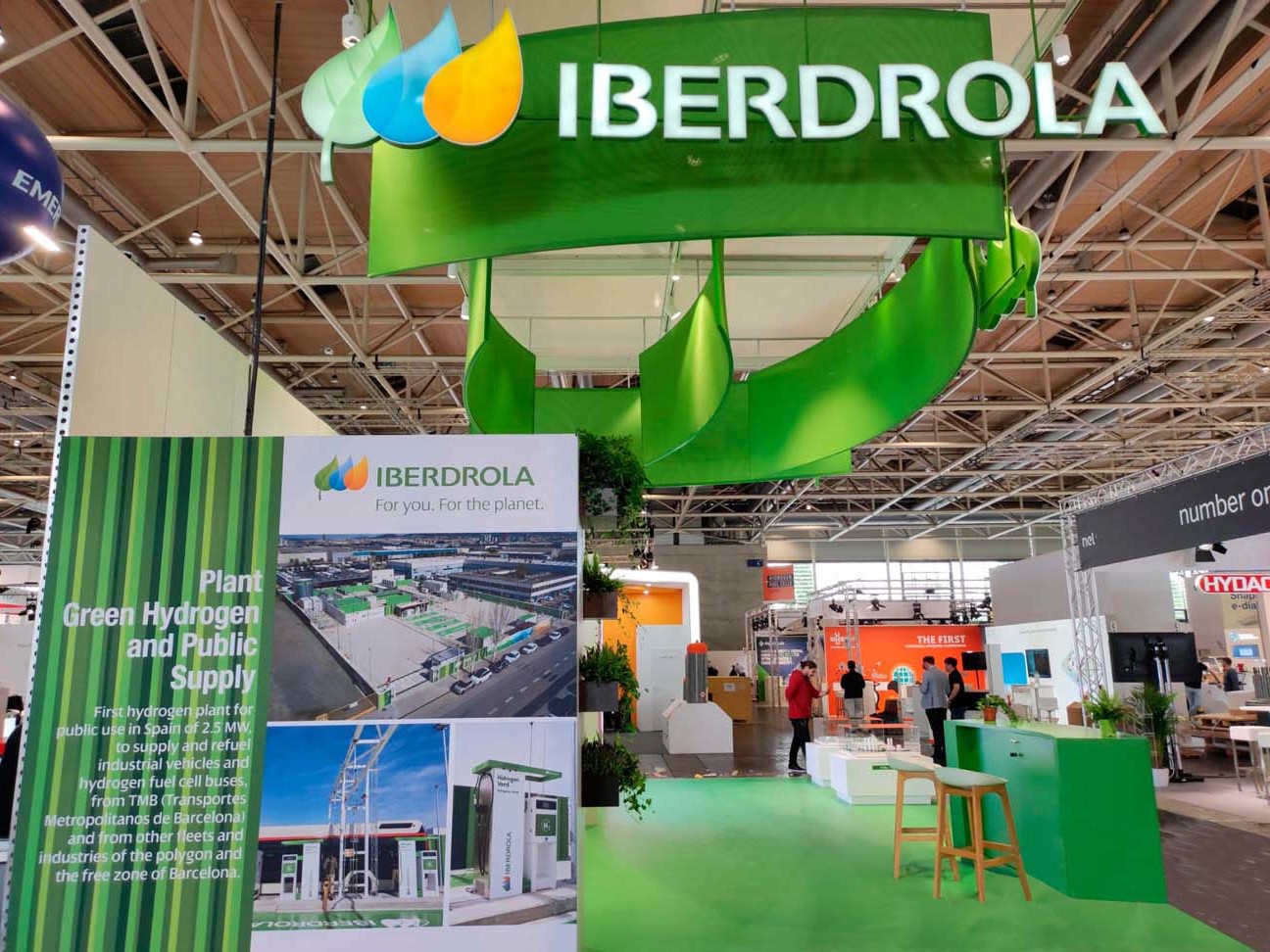 Stand Iberdrola Hydrogen Hanover 2022