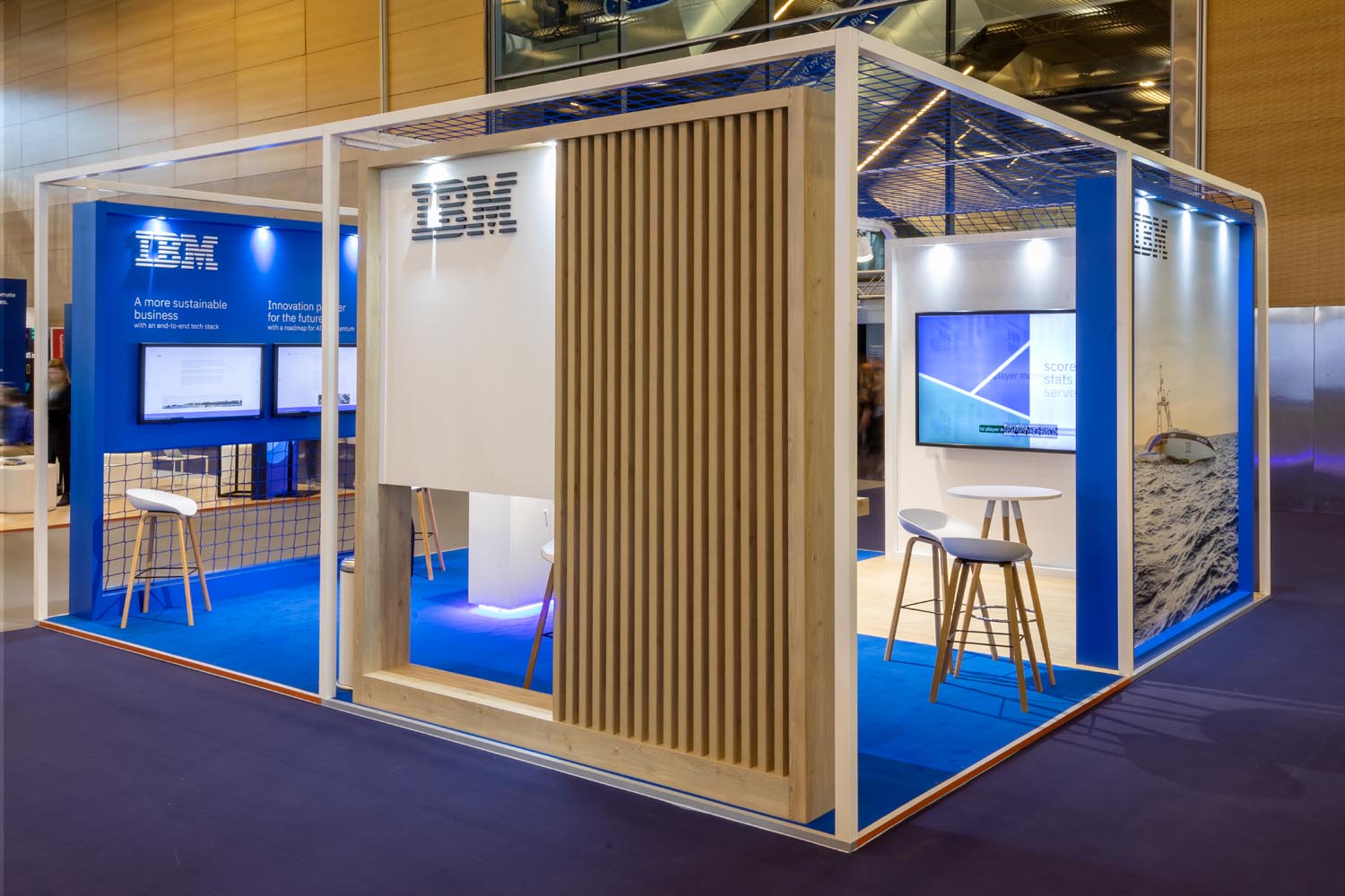Stand IBM Raumtechnik Barcelona 2022